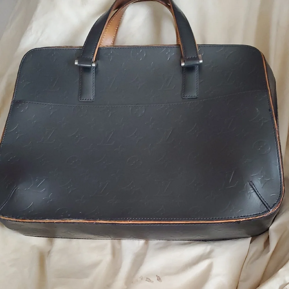 Louis Vuitton Black Monogrammed Bag